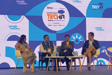 Panel discussion at People Matters TechHR India
